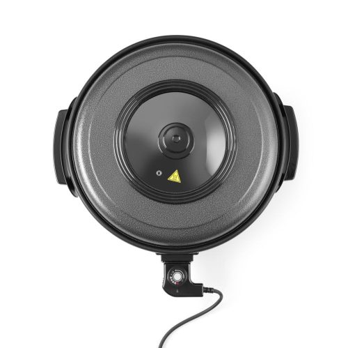 Elektromos serpenyő, HENDI, belső edény 400x(H)50mm, 230V/1400W, ⌀400x(H)190mm