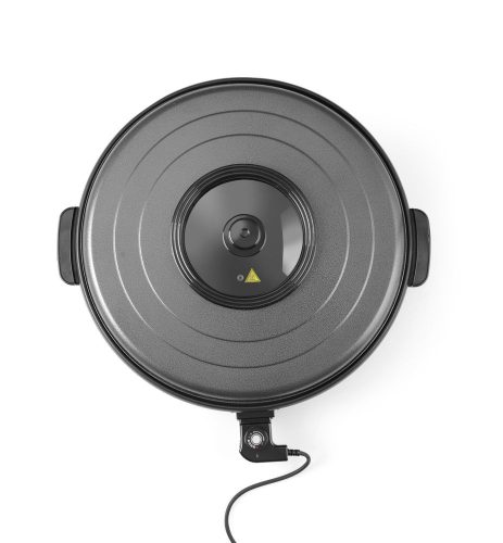 Elektromos serpenyő, HENDI, belső edény 550x(H)60mm, 230V/1600W, ⌀620x(H)170mm