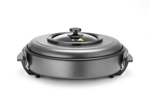 Elektromos serpenyő, HENDI, belső edény 550x(H)60mm, 230V/1600W, ⌀620x(H)170mm