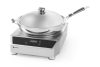 Indukciós főzőlap 3500 wok modell, HENDI, Profi Line, Indukciós wok + wok serpenyő, 230V/3500W, 340x450x(H)295mm