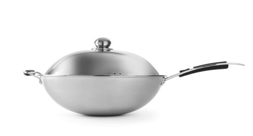 Indukciós főzőlap 3500 wok modell, HENDI, Profi Line, Indukciós wok + wok serpenyő, 230V/3500W, 340x450x(H)295mm
