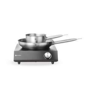   Beállítás: Indukciós tűzhely, 3500W + serpenyő + serpenyő, HENDI, Fekete, 220-240V/3500W, 320x395x(H)95mm