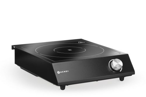 Beállítás: Indukciós tűzhely, 3500W + serpenyő + serpenyő, HENDI, Fekete, 220-240V/3500W, 320x395x(H)95mm