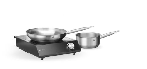 Beállítás: Indukciós tűzhely, 3500W + serpenyő + serpenyő, HENDI, Fekete, 220-240V/3500W, 320x395x(H)95mm