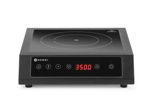 Indukciós főzőlap 3500 D XL, HENDI, Fekete, 220-240V/3500W, 355x400x(H)100mm