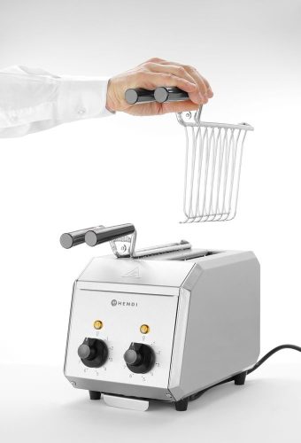 Kenyérpirító toaster, HENDI, 230V/1200W, 215x300x(H)270mm