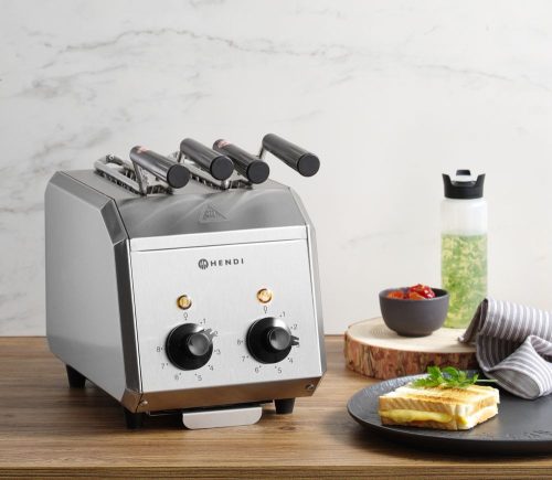 Kenyérpirító toaster, HENDI, 230V/1200W, 215x300x(H)270mm