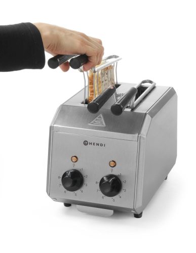 Kenyérpirító toaster, HENDI, 230V/1200W, 215x300x(H)270mm