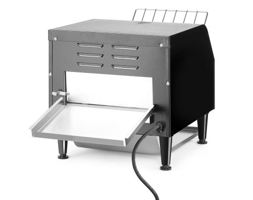 Futószalagos kenyérpirító, HENDI, Fekete, 230V/2240W, 418x368x(H)415mm
