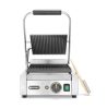 Kontakt grill - szimpla verzió, HENDI, Bordázott tetejű és aljú, 230V/1800W, 310x375x(H)216mm