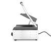 Kontakt grill - szimpla verzió, HENDI, Bordázott tetejű és aljú, 230V/1800W, 310x375x(H)216mm