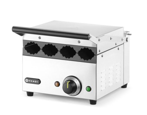 Kontaktgrill hot dogok és wrapek készítéséhez, HENDI, 220-240V/1800W, 385x285x(H)254mm