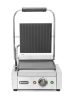 Kontakt grill - szimpla verzió, HENDI, Bordázott tetejű és sima aljú, 230V/1800W, 310x375x(H)216mm