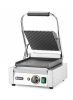 Kontakt grill - szimpla verzió, HENDI, Bordázott tetejű és sima aljú, 230V/1800W, 310x375x(H)216mm