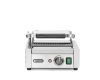 Kontakt grill - szimpla verzió, HENDI, Bordázott tetejű és sima aljú, 230V/1800W, 310x375x(H)216mm