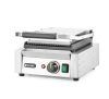 Kontakt grill - szimpla verzió, HENDI, Bordázott tetejű és sima aljú, 230V/1800W, 310x375x(H)216mm