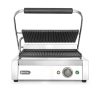 Kontakt grill Pannini, HENDI, Bordázott tetejű és aljú, 230V/2200W, 430x375x(H)216mm