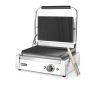 Kontakt grill Pannini, HENDI, Bordázott tetejű és aljú, 230V/2200W, 430x375x(H)216mm