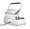 Kontakt grill Pannini, HENDI, Bordázott tetejű és aljú, 230V/2200W, 430x375x(H)216mm