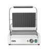 Kontakt grill Pannini, HENDI, Bordázott tetejű és sima aljú, 230V/2200W, 430x375x(H)216mm