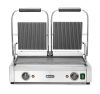 Kontakt grill - dupla verzió, HENDI, Bordázott tetejű és sima aljú, 230V/3600W, 570x375x(H)216mm