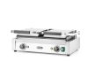 Kontakt grill - dupla verzió, HENDI, Bordázott tetejű és sima aljú, 230V/3600W, 570x375x(H)216mm