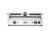 Kontakt grill - dupla verzió, HENDI, Bordázott tetejű és sima aljú, 230V/3600W, 570x375x(H)216mm