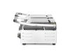 Kontakt grill - dupla verzió, HENDI, Bordázott tetejű és sima aljú, 230V/3600W, 570x375x(H)216mm