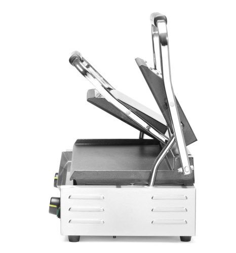 Kontakt grill - dupla verzió, HENDI, Bordázott tetejű és sima aljú, 230V/3600W, 570x375x(H)216mm