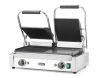 Kontakt grill - dupla verzió, HENDI, fele sima, fele bordázott, 230V/3600W, 570x375x(H)216mm