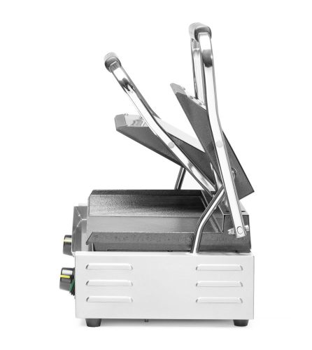 Kontakt grill - dupla verzió, HENDI, fele sima, fele bordázott, 230V/3600W, 570x375x(H)216mm