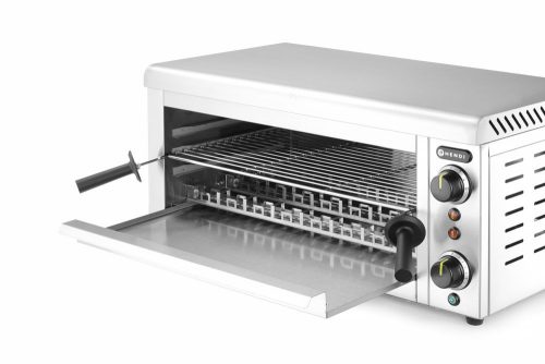 Szalamander Kvarc infravörös fűtőelemekkel., HENDI, 230V/3645W, 689x397x(H)318mm