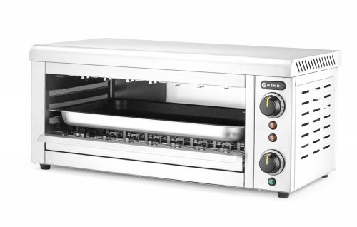 Szalamander Kvarc infravörös fűtőelemekkel., HENDI, 230V/3645W, 689x397x(H)318mm