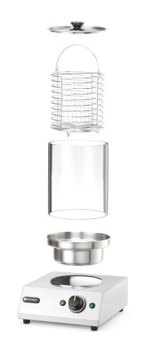 Kolbászmelegentartó, HENDI, 220-240V/450W, 280x282x(H)387mm