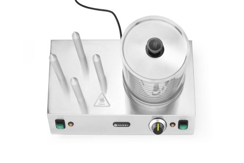 Kolbász- és Hot dog melegentartó, HENDI, 220-240V/550W, 500x310x(H)395mm