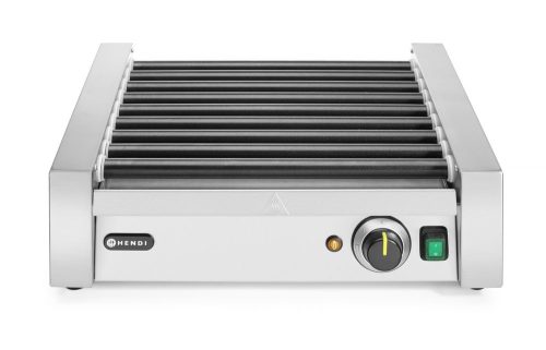 Forgóhengeres virslisütő - egy zóna, HENDI, 7 henger, 230V/740W, 525x365x(H)176mm