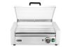 Kolbászsütő grill, 1 zónás, energiatakarékos fedéllel, HENDI, 7 görgős, 230V/620W, 566x375x(H)259mm
