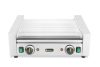 Kolbászsütő grill - 2 zónás, HENDI, 14 görgős, 230V/1230W, 566x640x(H)192mm