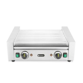   Kolbászsütő grill - 2 zónás, HENDI, 14 görgős, 230V/1230W, 566x640x(H)192mm