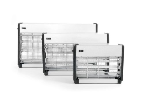 Magasfeszültségű rovarírtó, HENDI, Hatótávolság: 100 m², 230V/40W, 515x104x(H)315mm