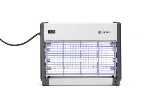 Magasfeszültségű rovarírtó, HENDI, Hatótávolság: 150 m², 230V/45W, 655x90x(H)360mm