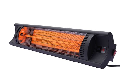Bola terasz infravörös hősugárzó, HENDI, Fekete, 230V/2500W, 912x185x(H)174mm