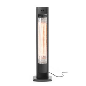   Tornado infravörös hősugárzó, HENDI, Fekete, 230V/2000W, 210x270x(H)1060mm