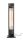 Tornado infravörös hősugárzó, HENDI, Fekete, 230V/2000W, 210x270x(H)1060mm