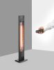 Tornado infravörös hősugárzó, HENDI, Fekete, 230V/2000W, 210x270x(H)1060mm
