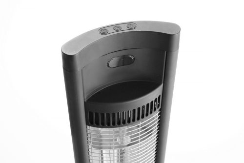 Tornado infravörös hősugárzó, HENDI, Fekete, 230V/2000W, 210x270x(H)1060mm