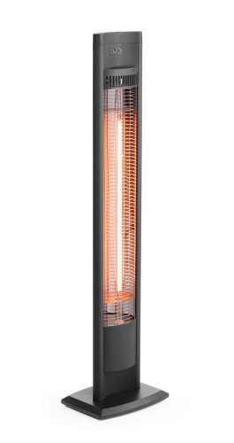 Tornado infravörös hősugárzó, HENDI, Fekete, 230V/2000W, 210x270x(H)1060mm