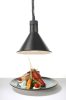 Fel-le állítható melegentartó lámpa, kúp alakú kivitel, HENDI, Fekete, 230V/250W, ⌀275x(H)250mm