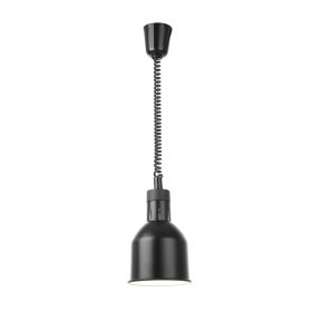   Fel-le állítható hősugárzó lámpa, hengeres kivitel, HENDI, Fekete, 230V/250W, ⌀175x(H)250mm
