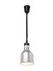 Fel-le állítható hősugárzó lámpa, hengeres kivitel, HENDI, Ezüst, 230V/250W, ⌀175x(H)250mm